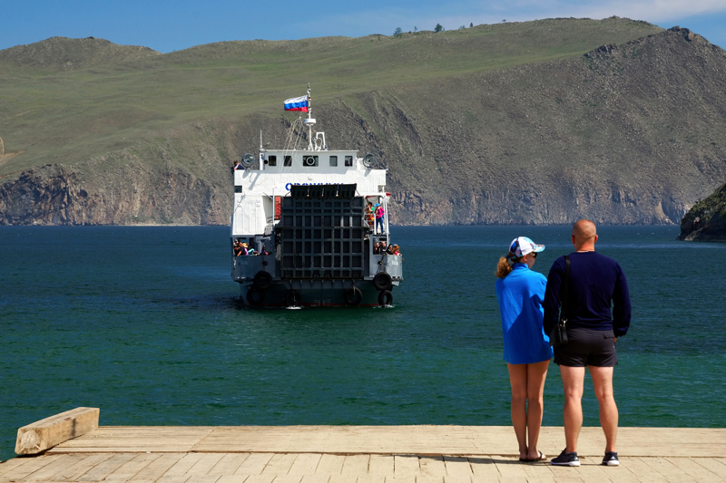 Ferry to Olkhon Island &mdash; Baikal Legends tour operator
