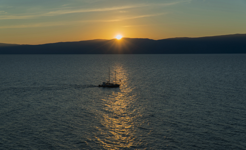 Small Sea strait, view of the Primorsky Ridge &mdash; Baikal Legends